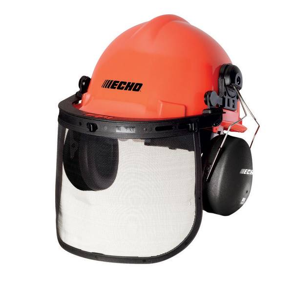 Echo 99988801500 Professional Chainsaw Safety Helmet with Ear Hearing Protection