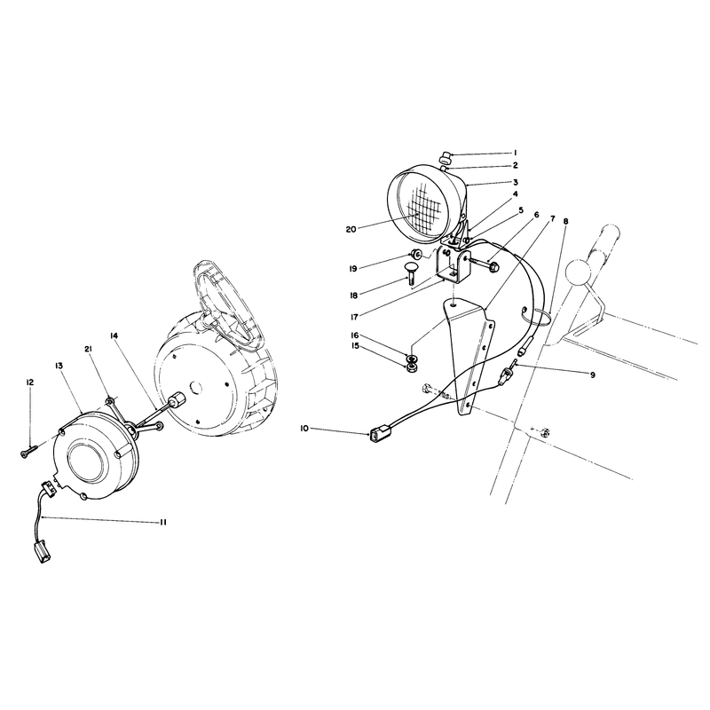 Light Kit No. 54-9822 (optional)