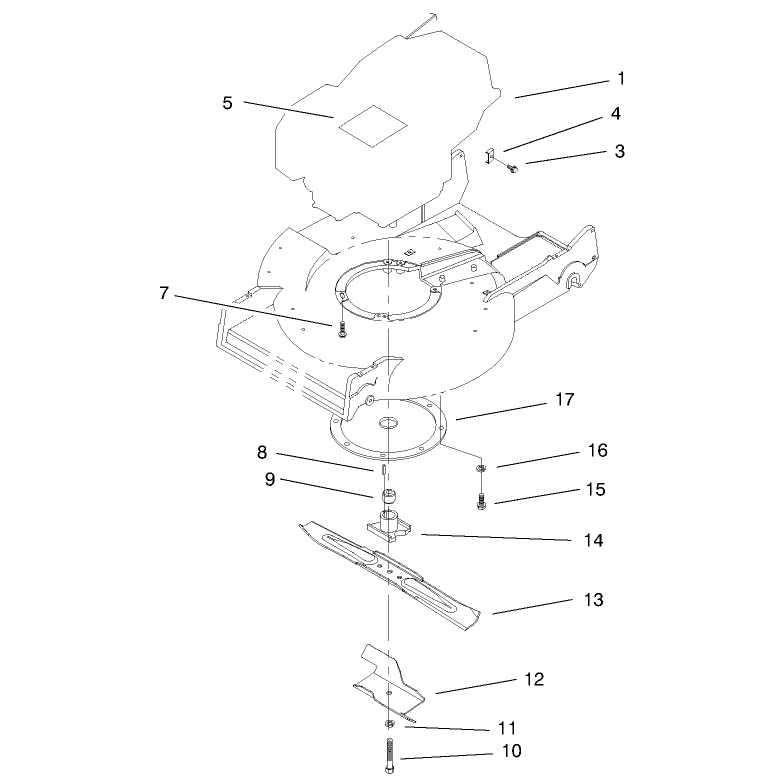 Engine and Blade Assembly