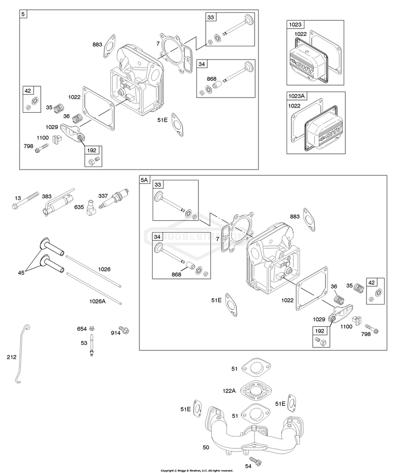 Cylinder Head, Intake Manifold, Valves