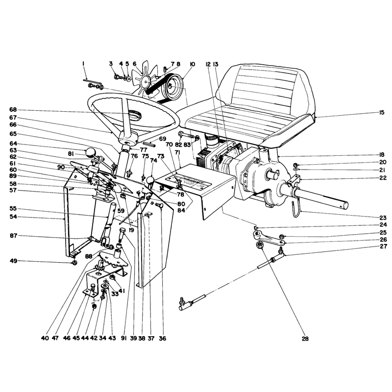 Dash And Transaxle Assembly