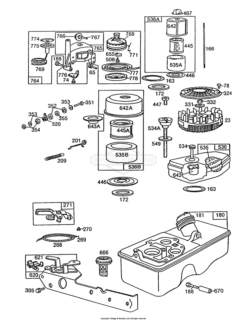 Fuel Tank Assy,A/C,Rewind