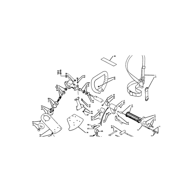 Throttle Drive Shaft Handle Gear and Shield