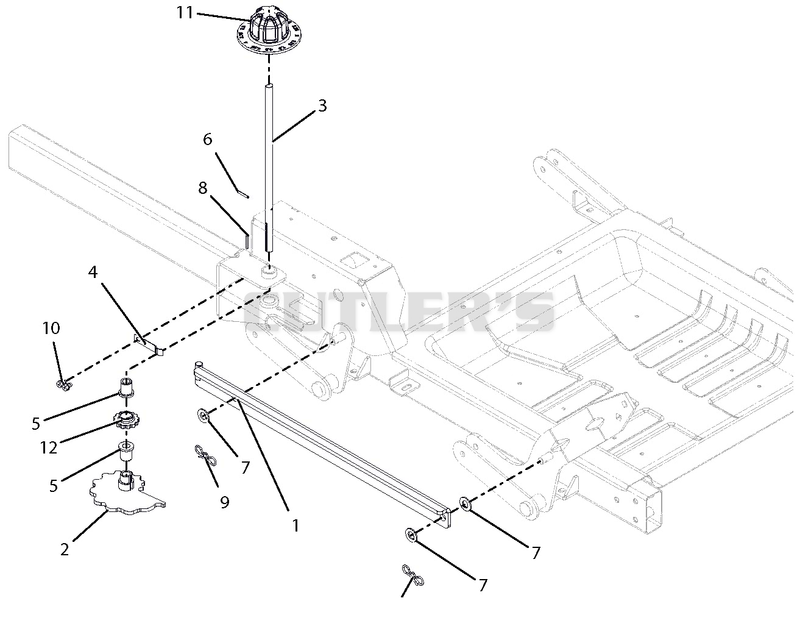 Deck Lift And Height Of Cut - Right Hand