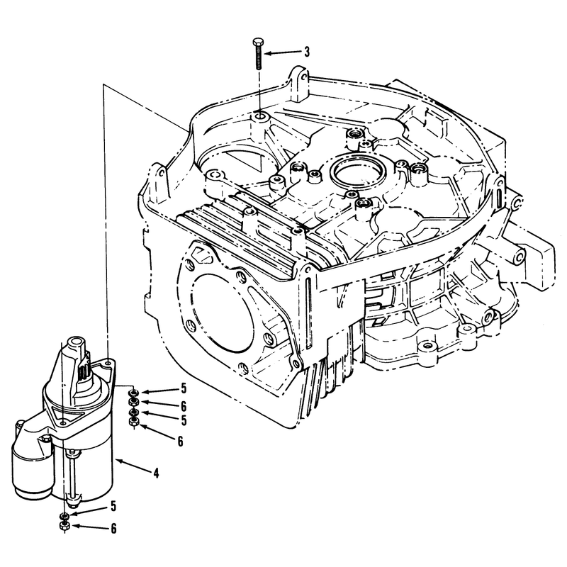 14hp Engine Starter Assembly