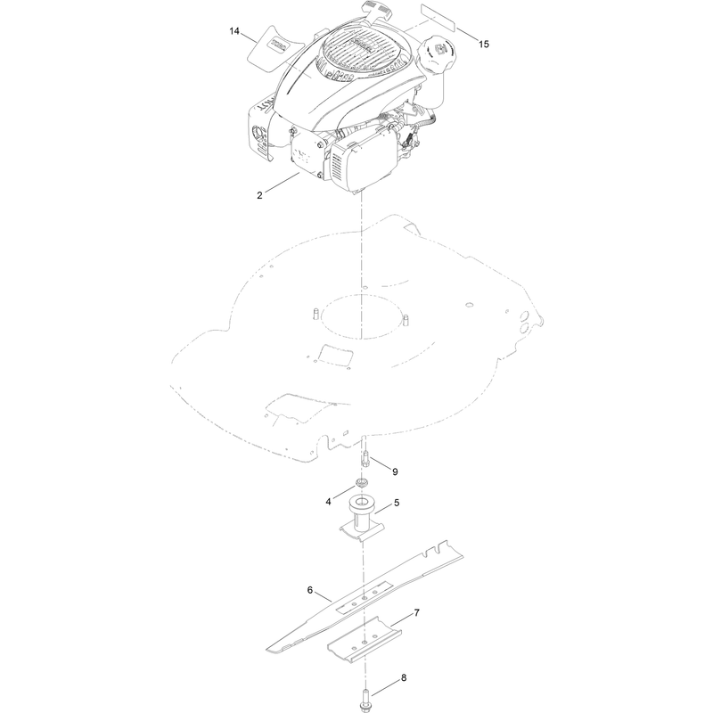 Engine and Blade Assembly