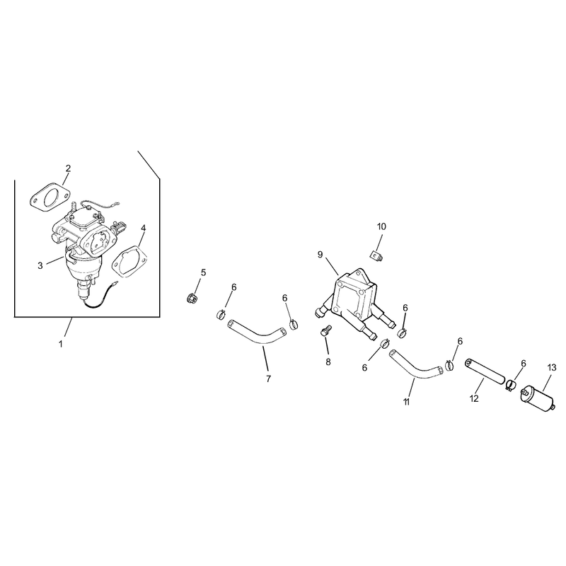 Fuel System Assembly Kohler CV20S PRO 65593