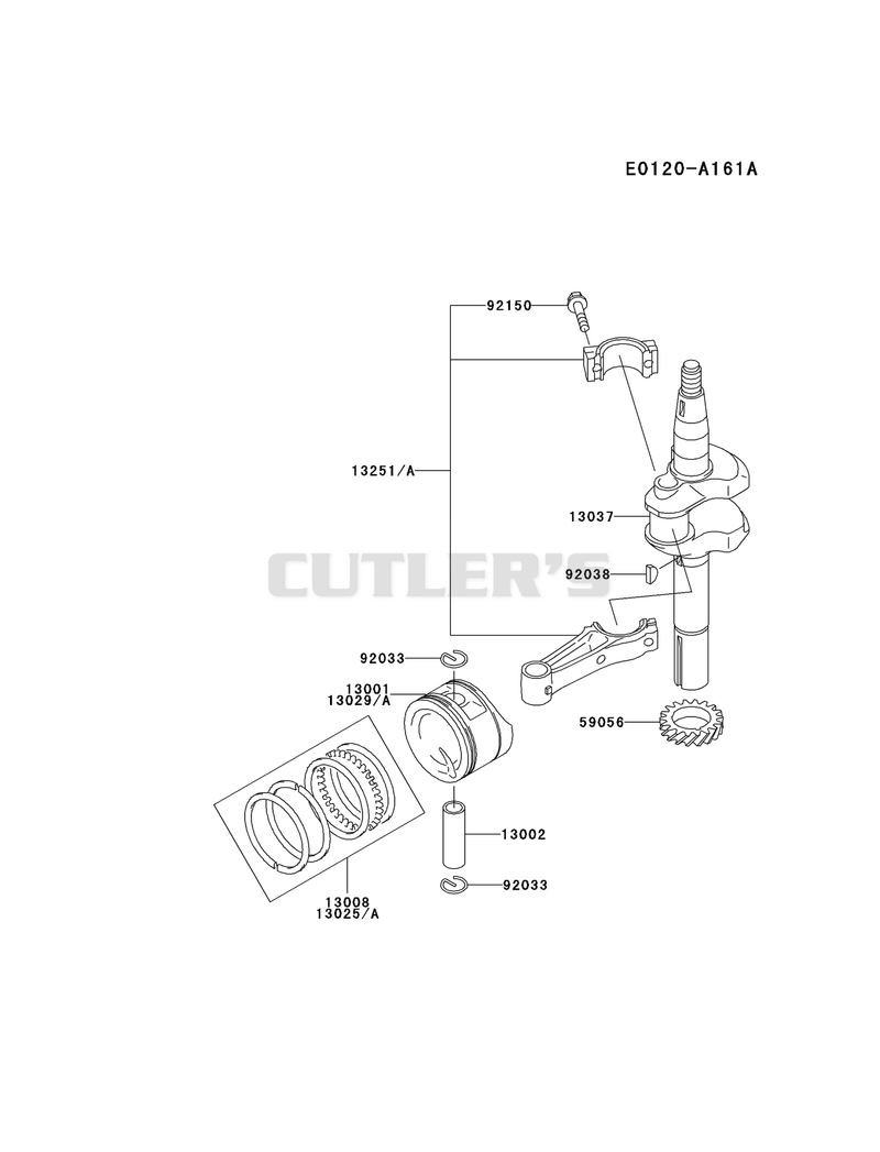 PISTON/CRANKSHAFT