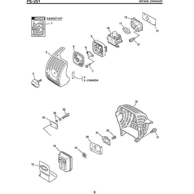 INTAKE, EXHAUST