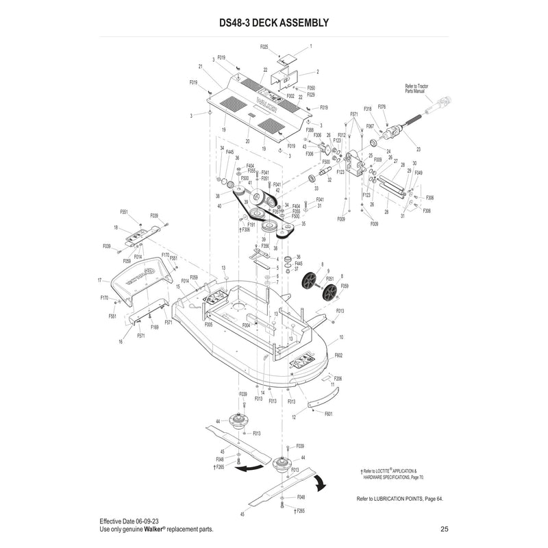 DS48-3 DECK ASSEMBLY