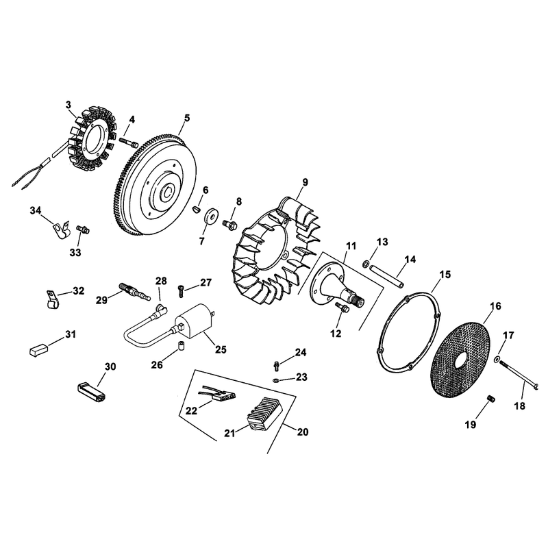 Group 5 Ignitionelectrical ch26s-78511 Kohler