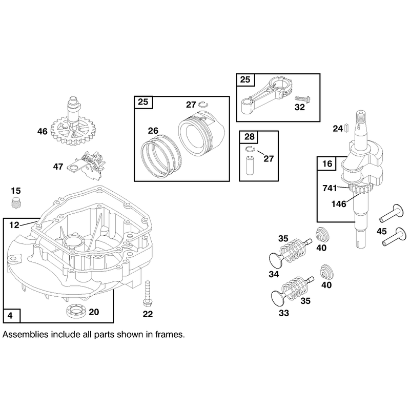 Engine Briggs and Stratton Model 127802-1761-E1