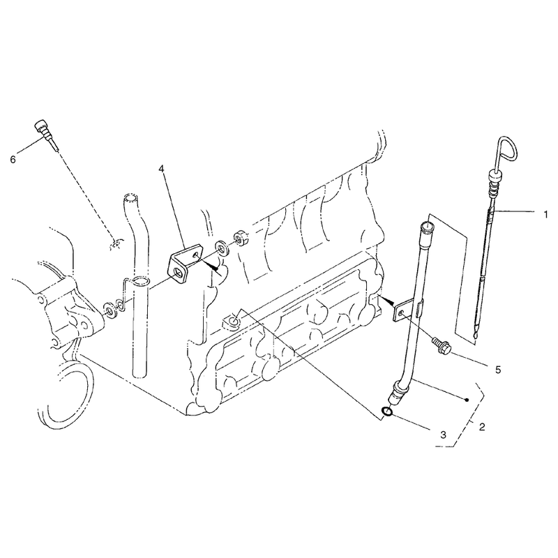 Dipstick and Guide Assembly