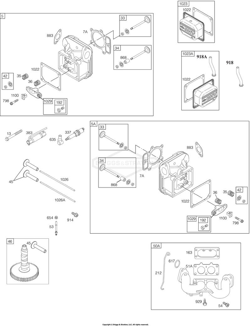 Camshaft, Cylinder Head, Lubrication, Piston, Rings, Connecting Rod, Valves