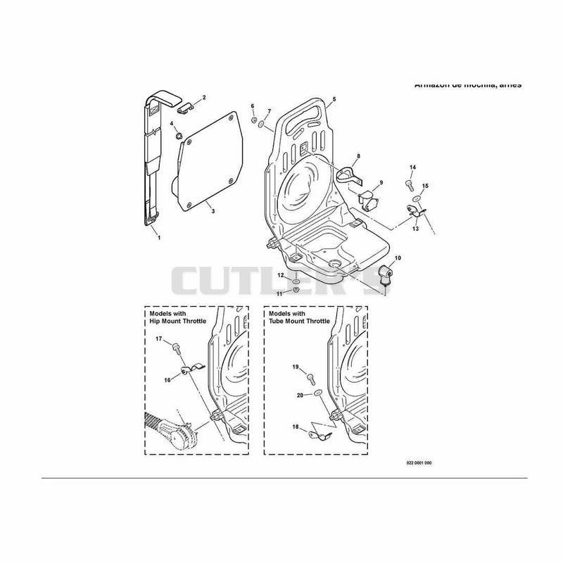 Backpack Frame, Harness