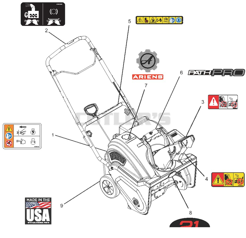 Decals - Electric Start