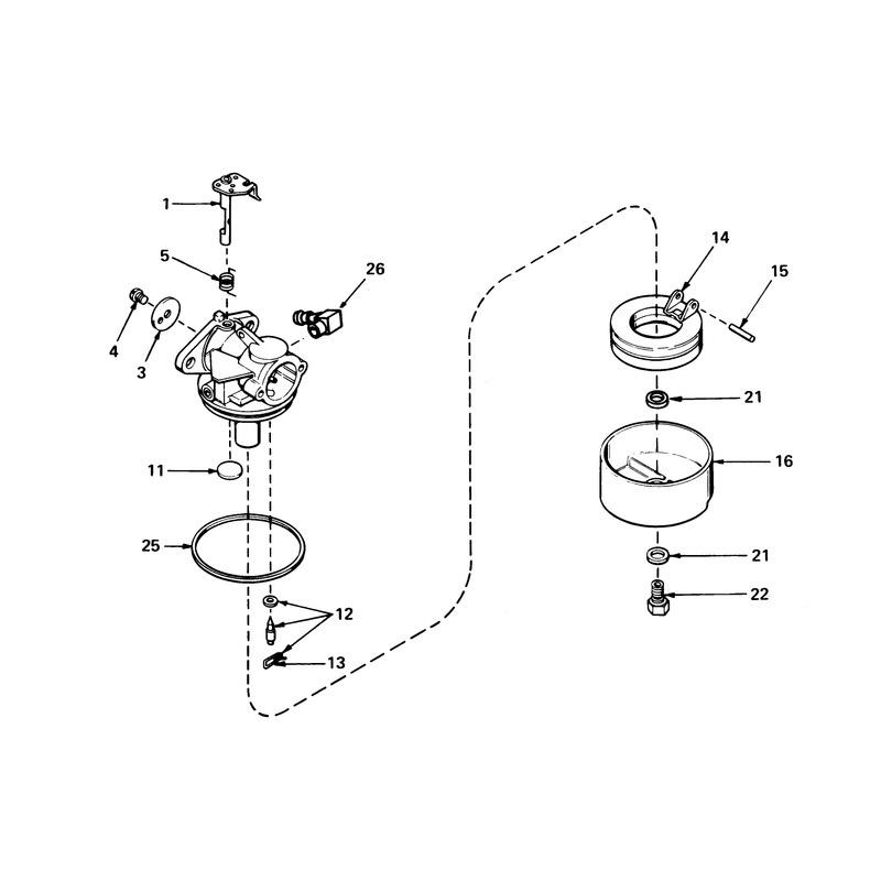 Carburetor No 631831