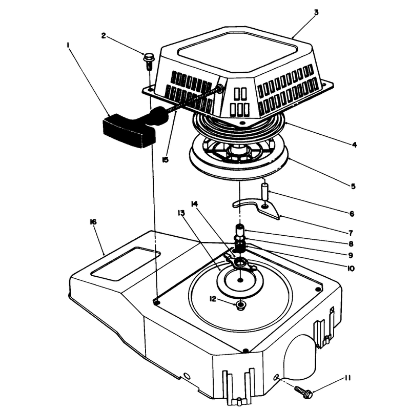 Recoil Assembly Model No Vmg6