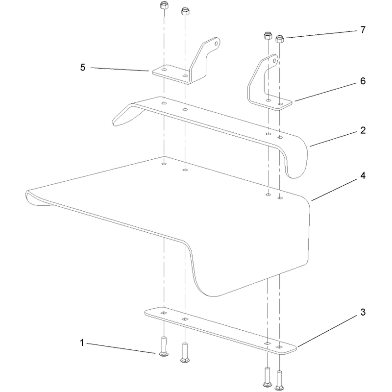 Deflector Assembly No 107-4194