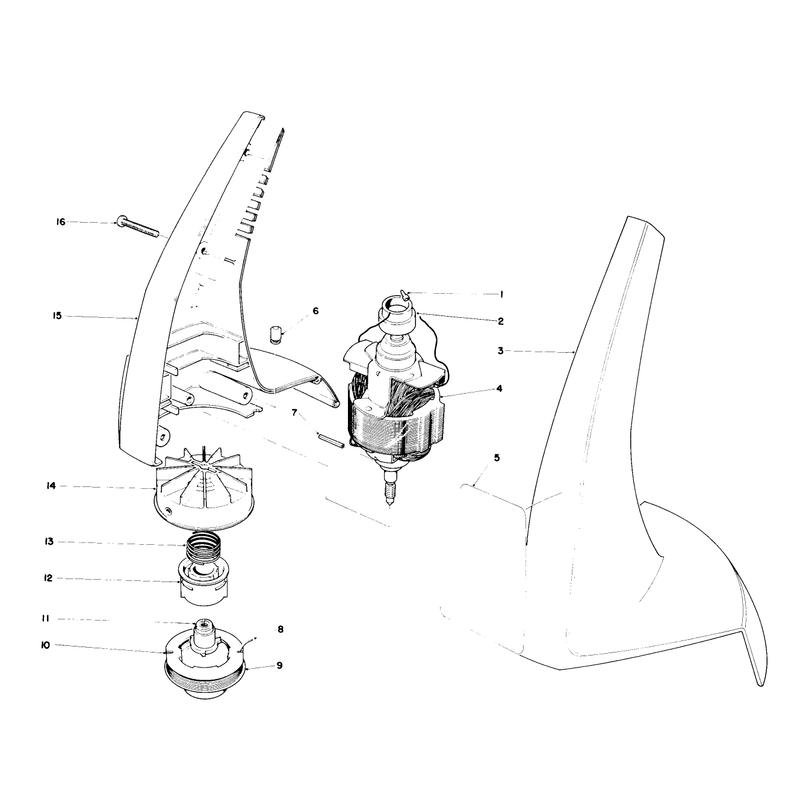Motor and Housing Assembly