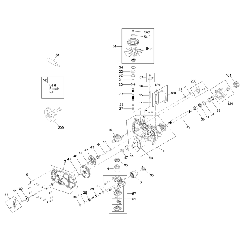 LH Transaxle Assembly No. 139-7460