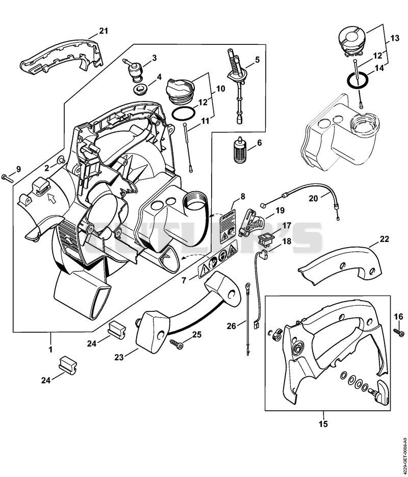 Fan housing, inside BG 85-Z (04.2001), (45.2001), (18.2002)