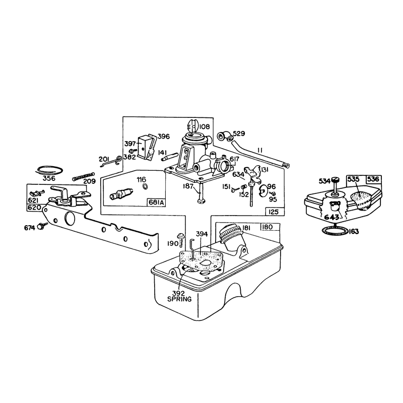 Carburetor Assembly Model 93508-0193-01