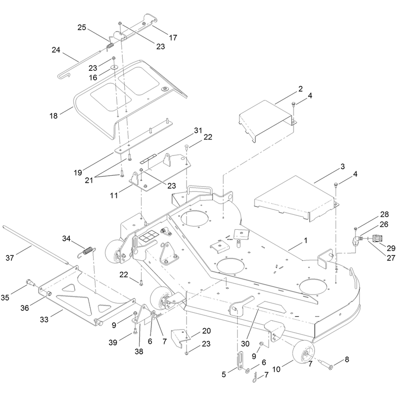 54 Inch Deck Assembly