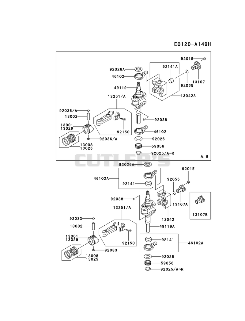 PISTON/CRANKSHAFT