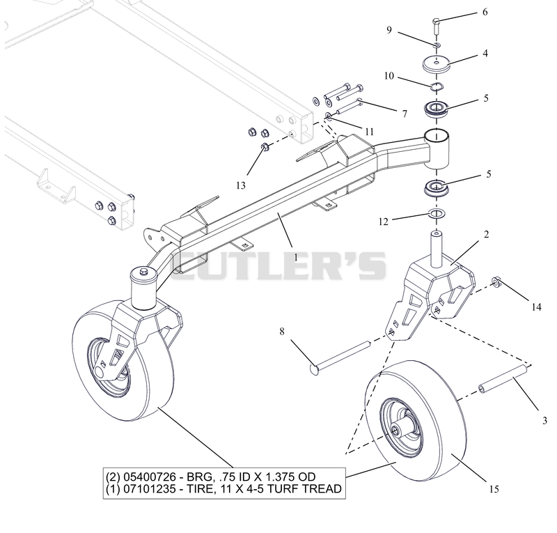 Front Caster Wheels