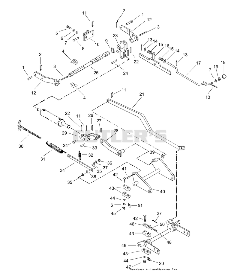 Lift System Rock Shafts