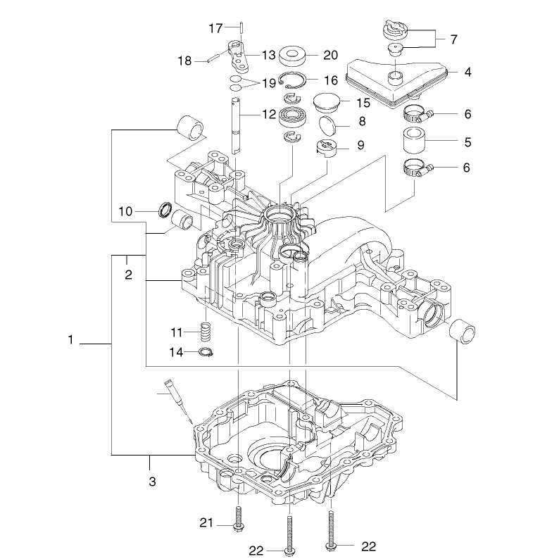 Transaxle Case Assembly