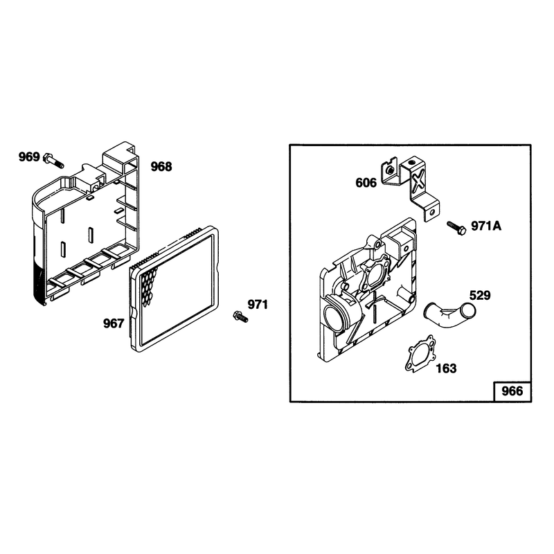 Engine Briggs and Stratton Model 127802-0640-01