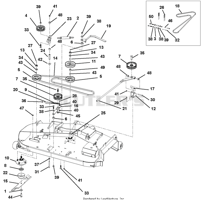 Belt, Idlers and Blades