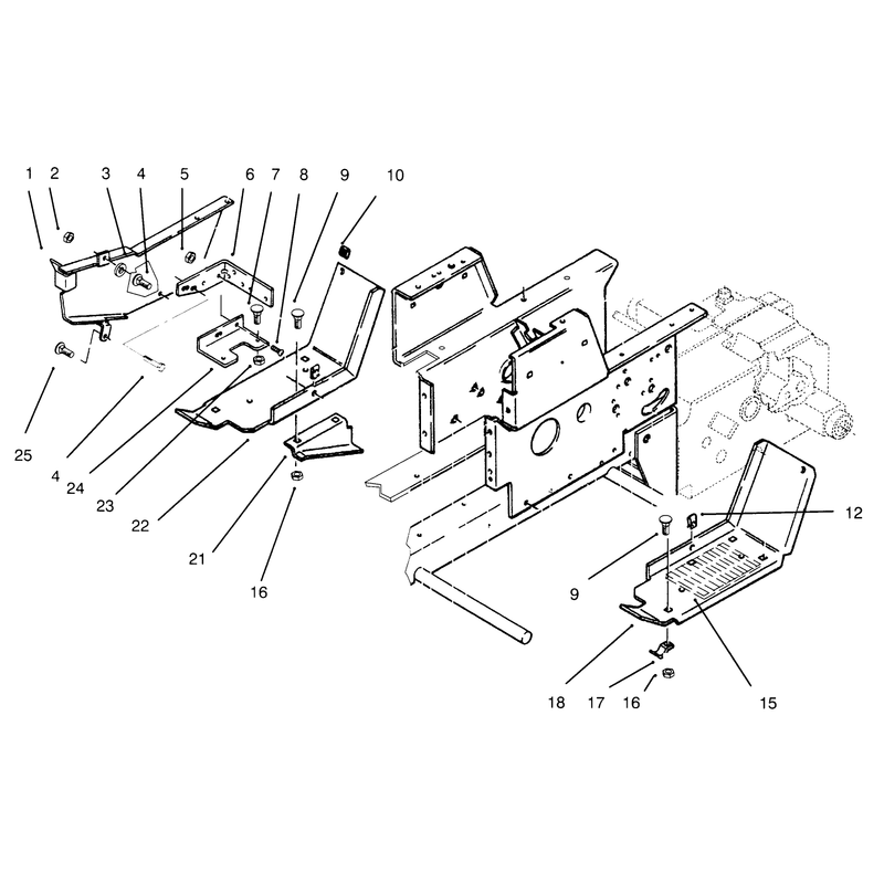 Belt Guard and Footrests