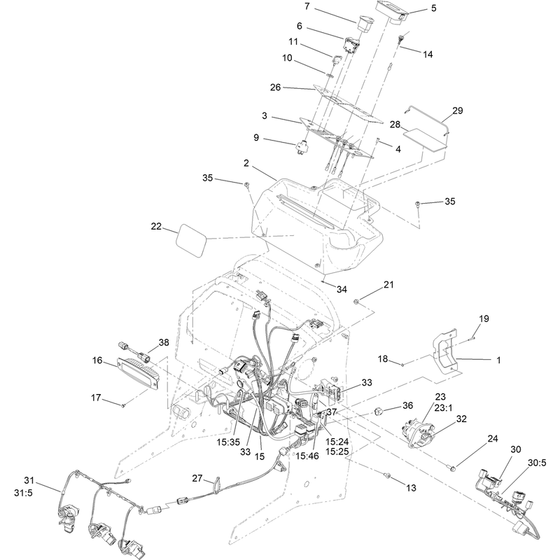 Control Panel and Harness Assembly