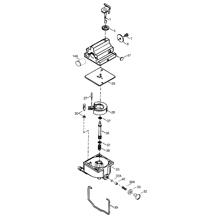 Carburetor No 640020a