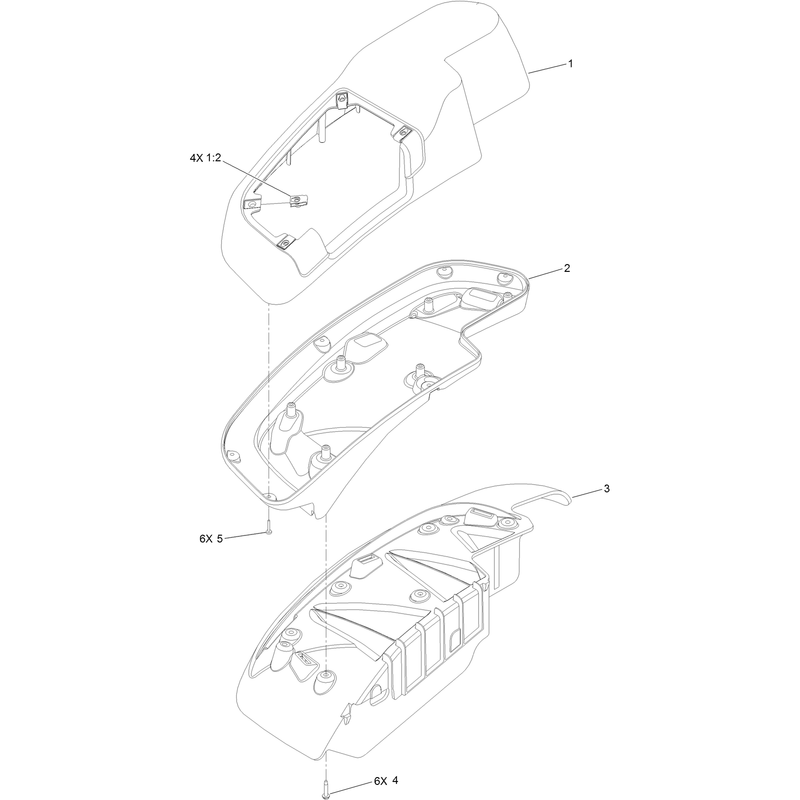 RH Console Assembly No. 115-7402