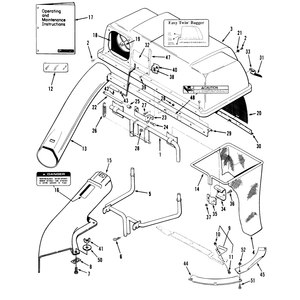 200 Series Easy Twin Rear Grass Bagger 30 in 76 Cm Mower Vehicle Identification Number 07-08bl01