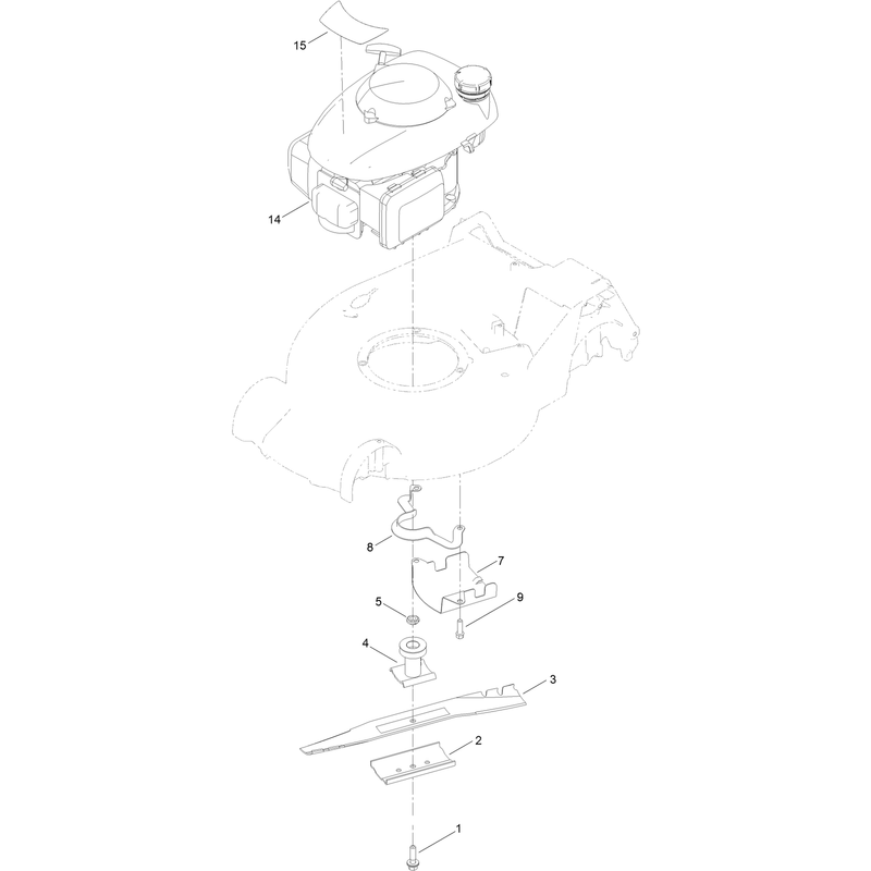 Engine and Blade Assembly