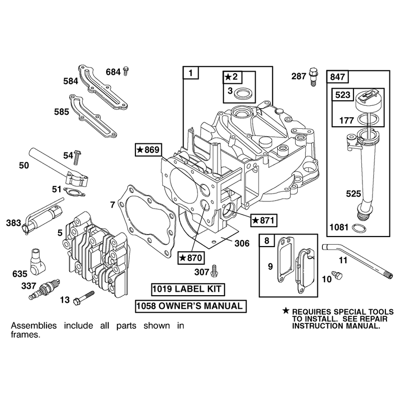 Engine Briggs and Stratton Model 12h802-1767-E1