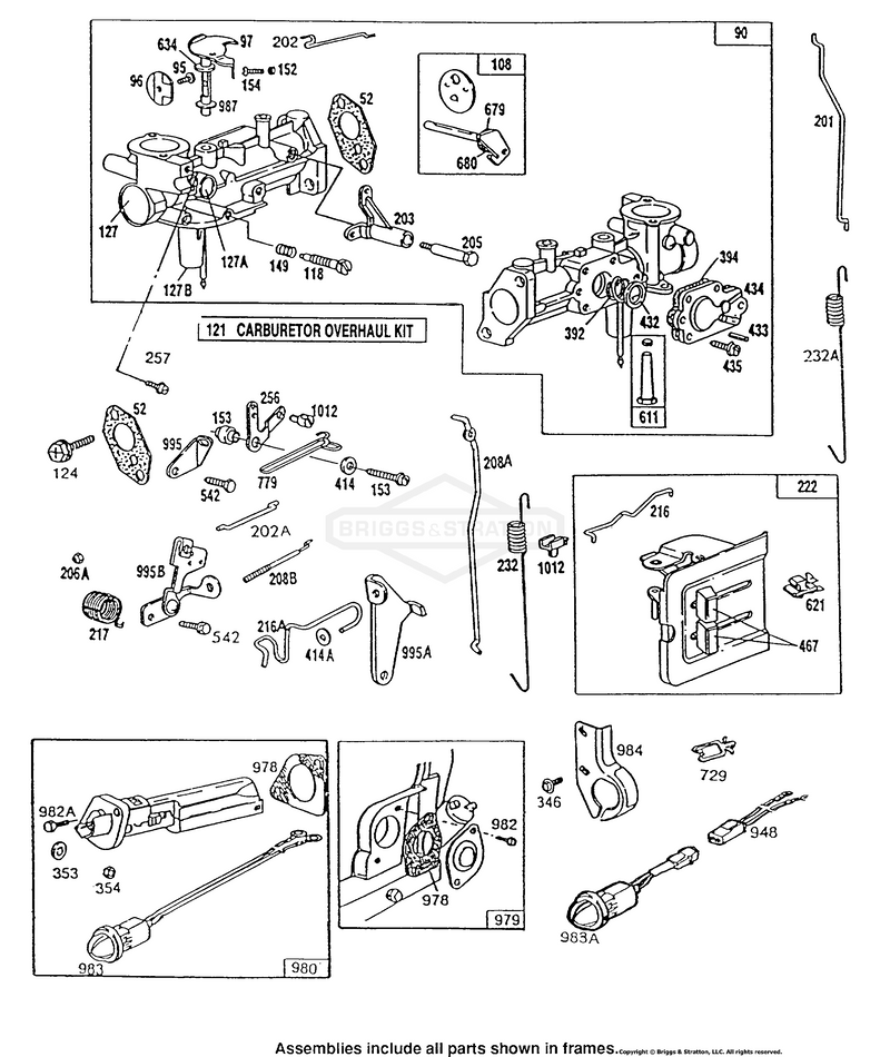 Carburetor,Oil Gard,Controls