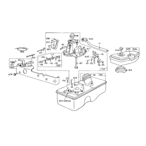 Briggs and Stratton Carburetor Assembly Model 390064 for 19in Hand Propelled Model 16073