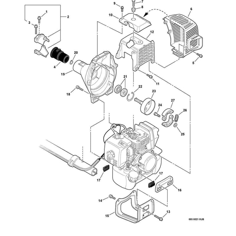 Engine Cover, Fan Case, Clutch