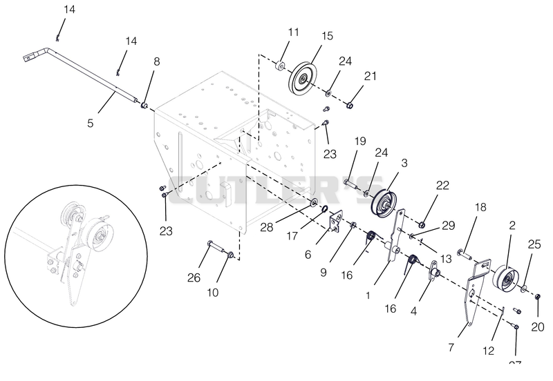 Idler And Brake Arm