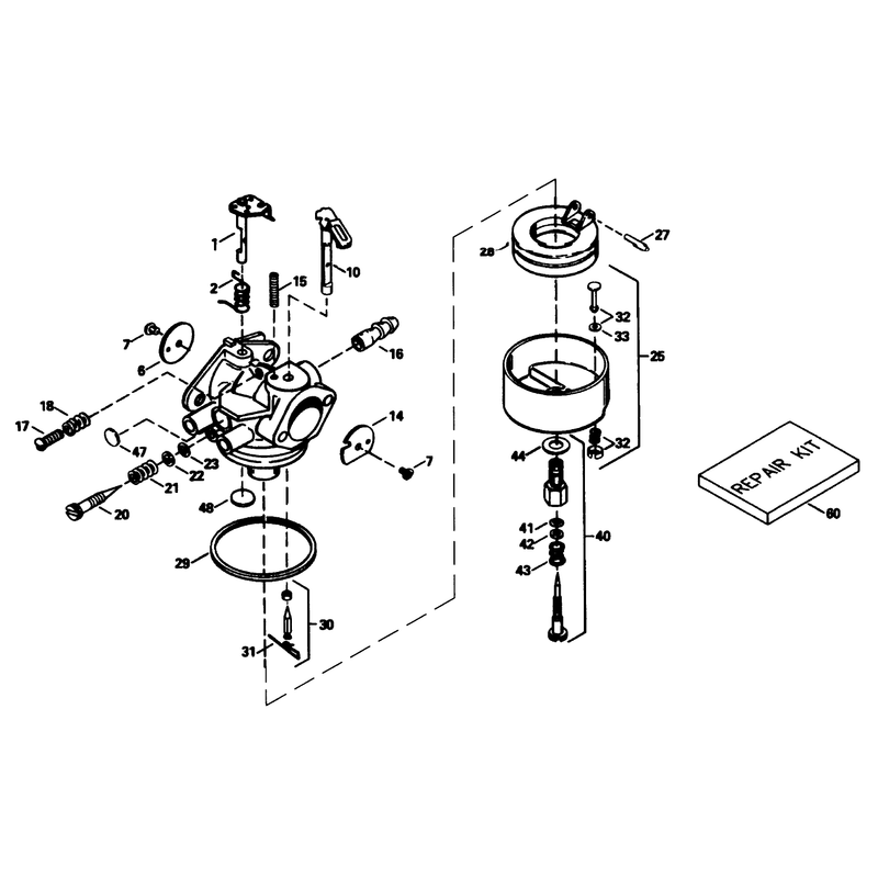 Carburetor No. 632370a