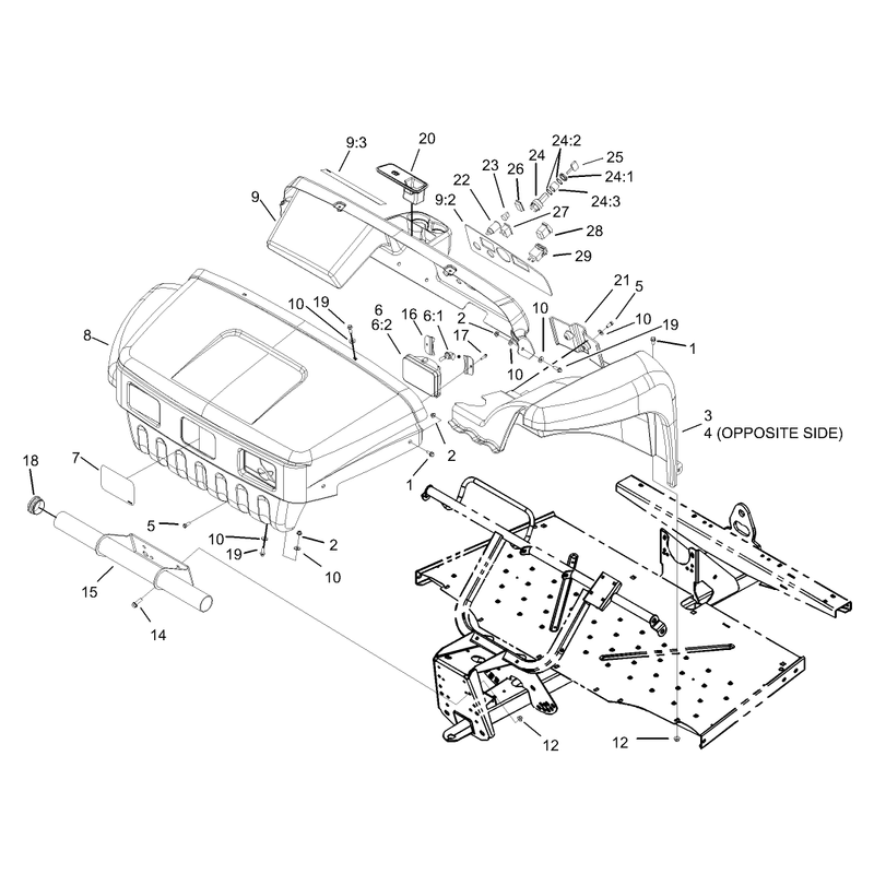 Hood and Fender Assembly