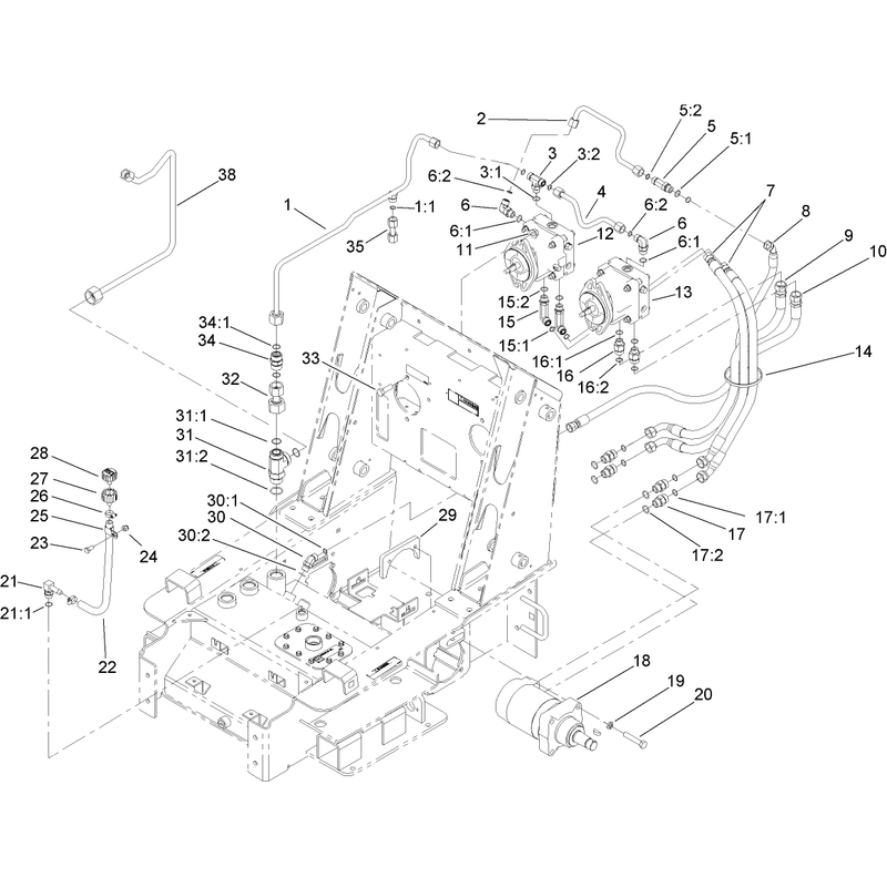 Traction Hydraulic Assembly