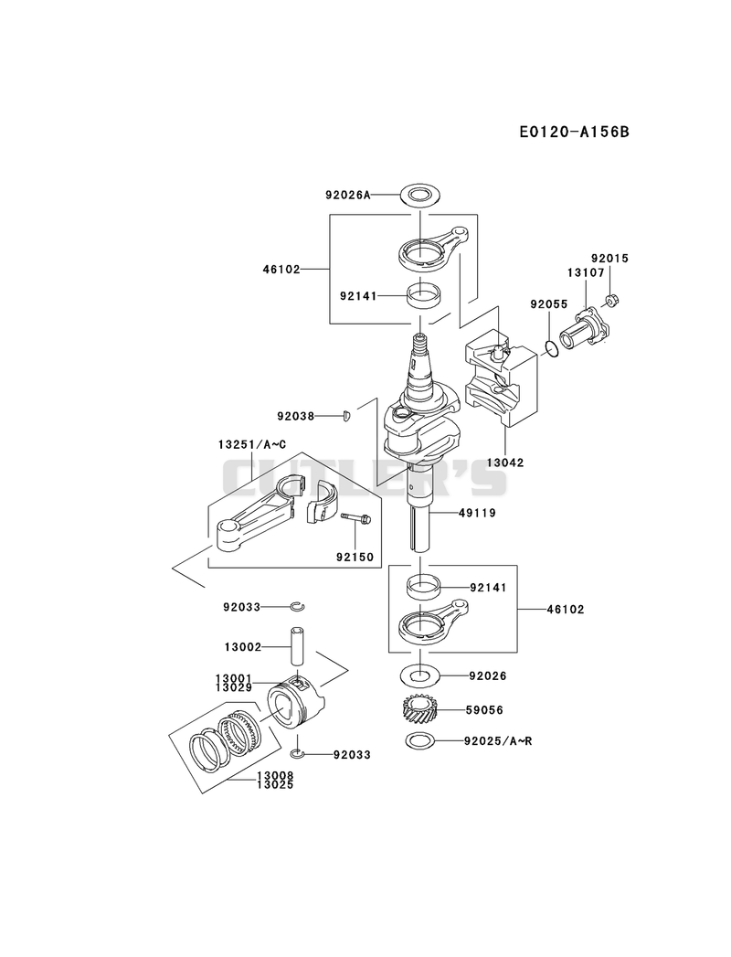PISTON/CRANKSHAFT