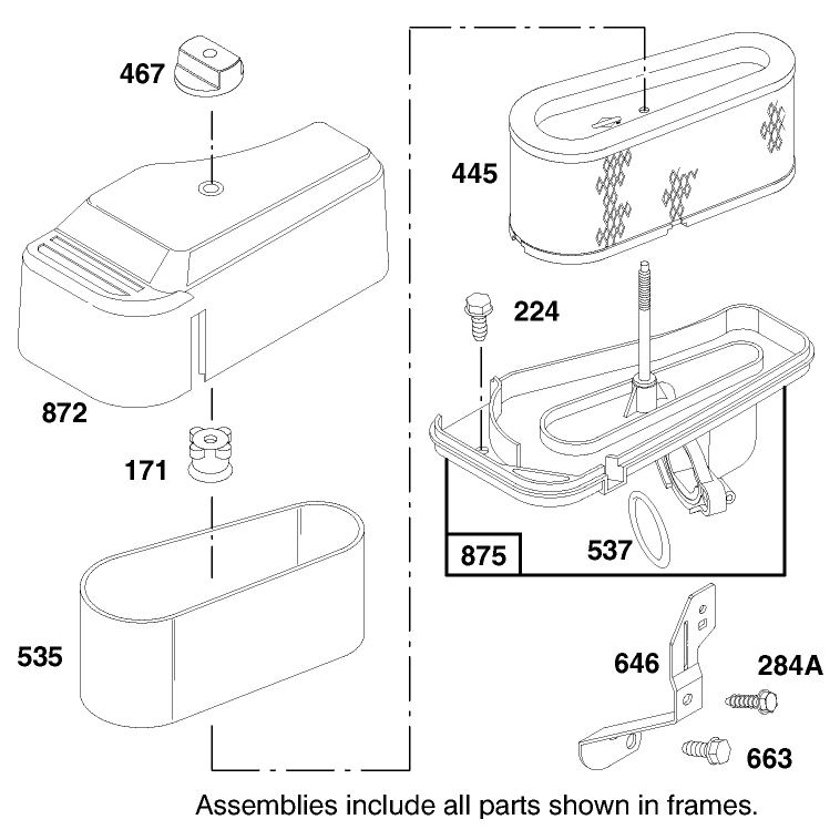 Engine Briggs and Stratton Model 28n707-0131-01